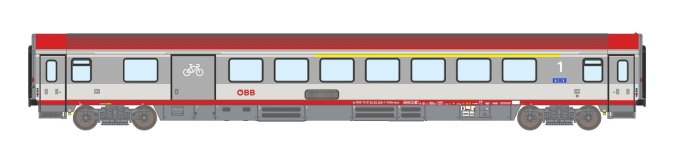 Lemke Collection 198181 - N - Halbgepäckwagen 1.Kl., ÖBB, Ep. VI - Wagen 2